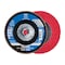Pferd 4-1/2" x 5/8-11 Thd. POLIFAN Flap Disc - CO-COOL SG STEELOX, Ceramic oxide, 40 Grit, Conical 62675 - alternate 1